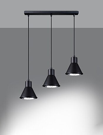 Suspension Acier Noir ES111 3 Tazila