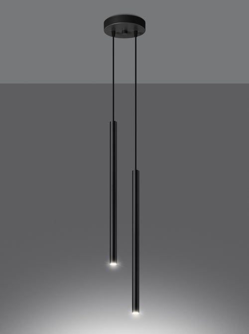 Suspension Acier Noir G9 2 Pastelo - Kiabi
