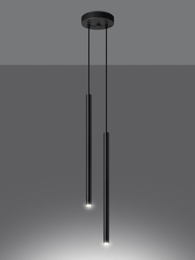 Suspension Acier Noir G9 2 Pastelo Noir - Kiabi