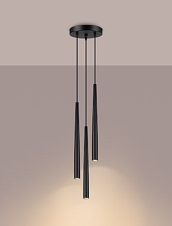 Suspension Acier Noir G9 3 Bliss