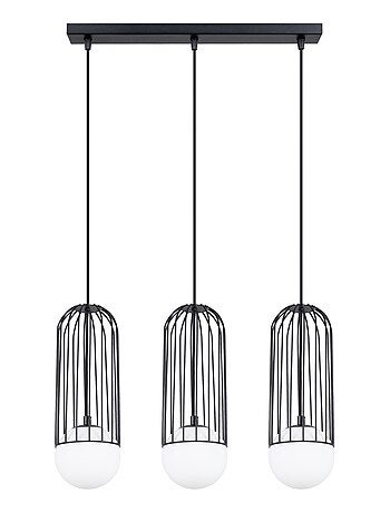 Suspension Acier Noir G9 3 Brina