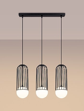 Suspension Acier Noir G9 3 Brina