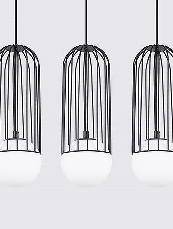 Suspension Acier Noir G9 3 Brina