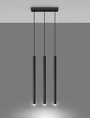 Suspension Acier Noir G9 3 Pastelo Line