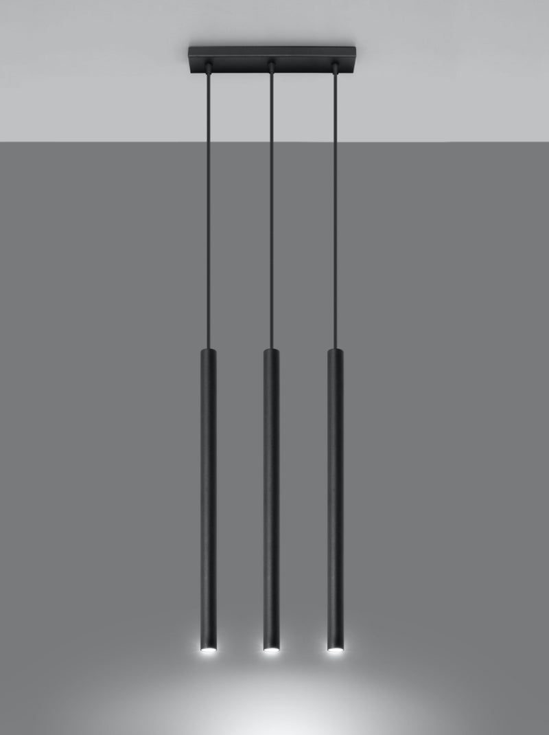 Suspension Acier Noir G9 3 Pastelo Line Noir - Kiabi