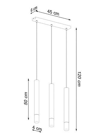 Suspension Acier Noir G9 3 Wezyr