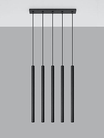 Suspension Acier Noir G9 5 Pastelo Line