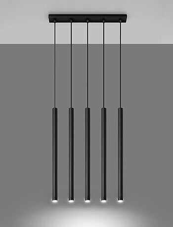 Suspension Acier Noir G9 5 Pastelo Line