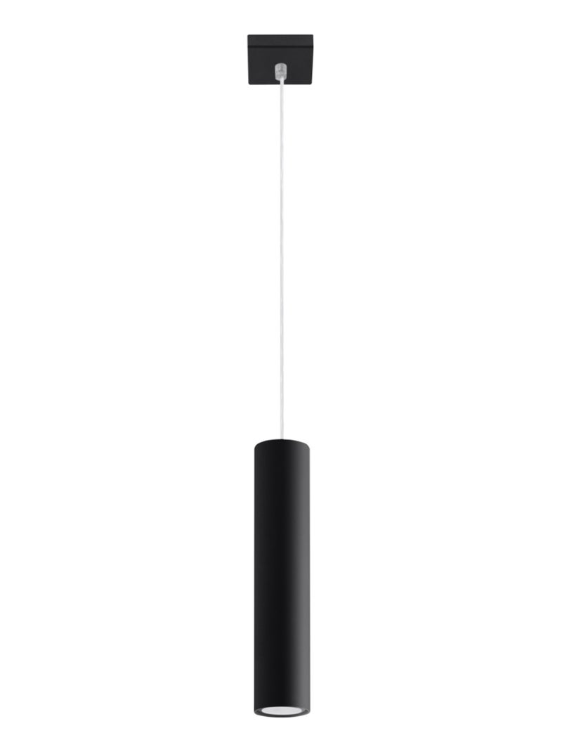 Suspension Acier Noir GU10 1 Lagos Noir - Kiabi