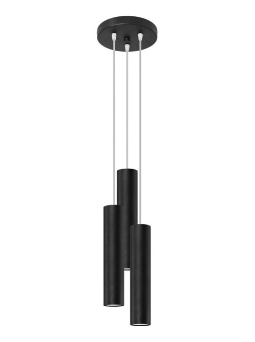 Suspension Acier Noir GU10 3 Lagos - Kiabi