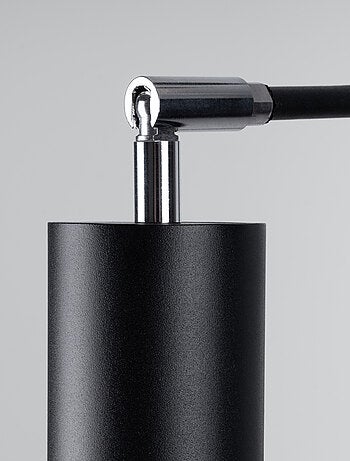 Suspension Acier Noir GU10 6 Lemmi