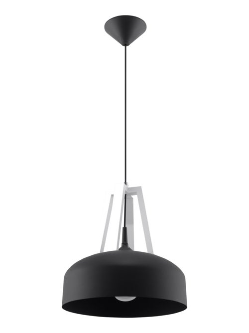 Suspension Acier Noir/Blanc E27 1 Casco - Kiabi