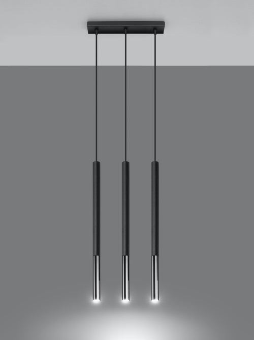 Suspension Acier Noir/Chromé G9 3 Mozaica Line - Kiabi