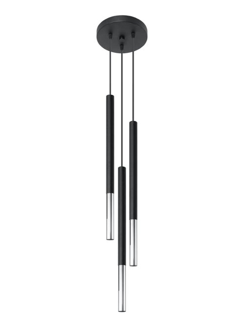 Suspension Acier Noir/Chromé G9 3 Mozaica - Kiabi