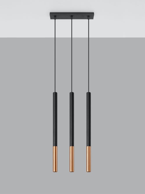 Suspension Acier Noir/Cuivre G9 3 Mozaica Line - Kiabi