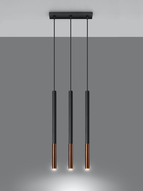 Suspension Acier Noir/Cuivre G9 3 Mozaica Line - Kiabi