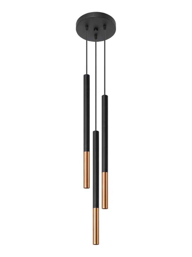 Suspension Acier Noir/Cuivre G9 3 Mozaica Noir - Kiabi