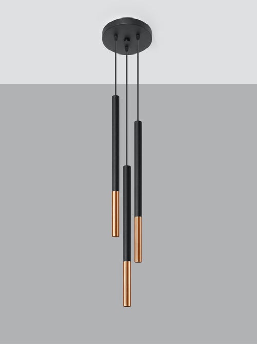 Suspension Acier Noir/Cuivre G9 3 Mozaica - Kiabi