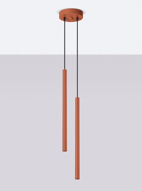 Suspension Acier Ocre Rouge G9 2 Pastelo - Kiabi