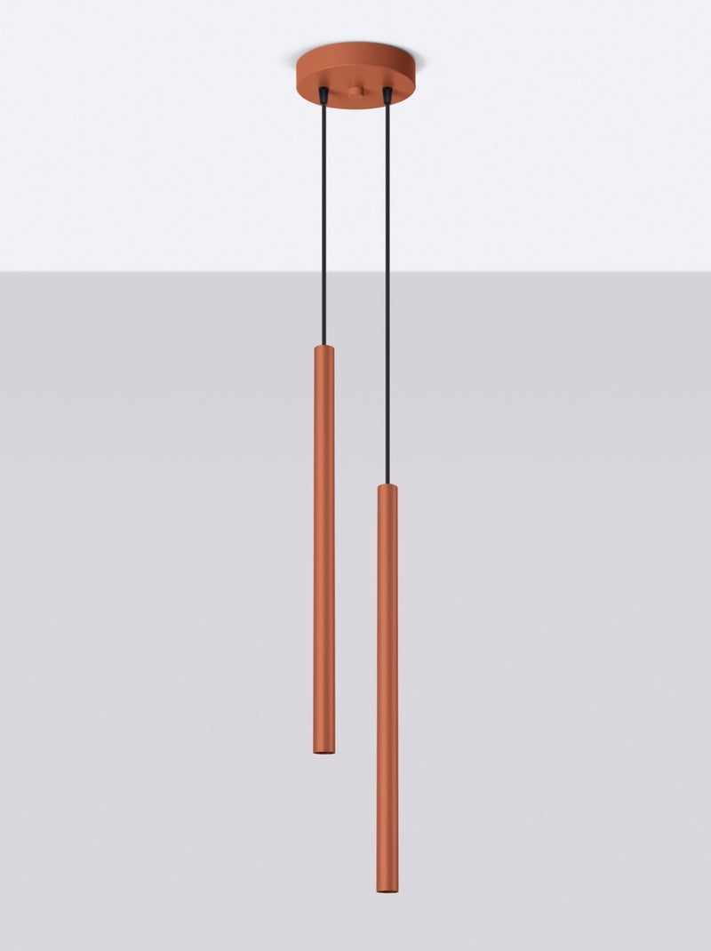 Suspension Acier Ocre Rouge G9 2 Pastelo Rouge - Kiabi