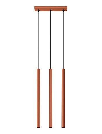 Suspension Acier Ocre Rouge G9 3 Pastelo Line