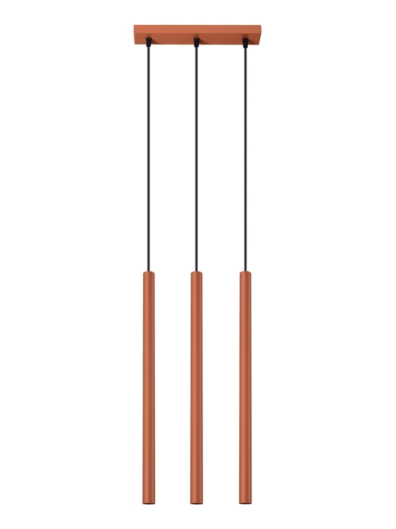 Suspension Acier Ocre Rouge G9 3 Pastelo Line Rouge - Kiabi