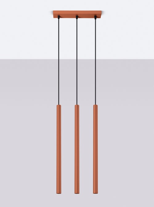 Suspension Acier Ocre Rouge G9 3 Pastelo Line - Kiabi