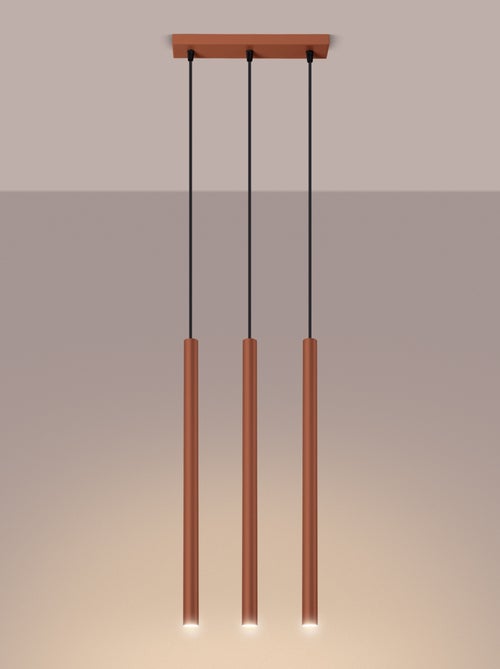Suspension Acier Ocre Rouge G9 3 Pastelo Line - Kiabi