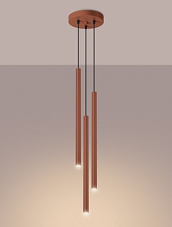 Suspension Acier Ocre Rouge G9 3 Pastelo