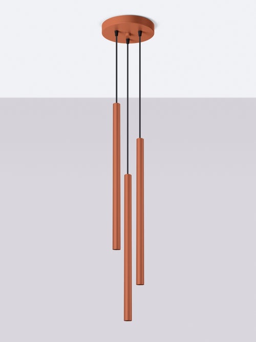 Suspension Acier Ocre Rouge G9 3 Pastelo - Kiabi