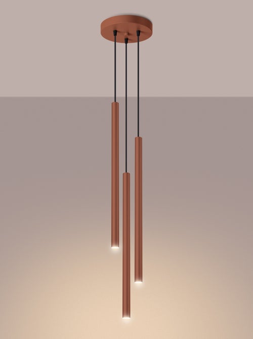 Suspension Acier Ocre Rouge G9 3 Pastelo - Kiabi