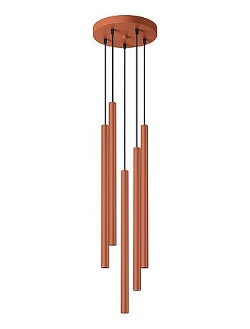 Suspension Acier Ocre Rouge G9 5 Pastelo