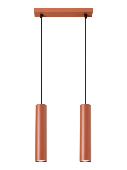 Suspension Acier Ocre Rouge GU10 2 Lagos - Kiabi