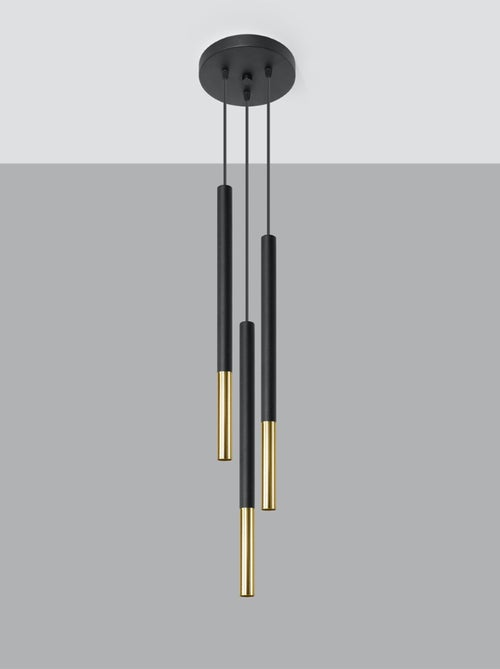Suspension Acier Or/Noir G9 3 Mozaica - Kiabi