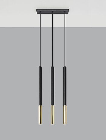 Suspension Acier Or/Noir G9 3 Mozaica Line