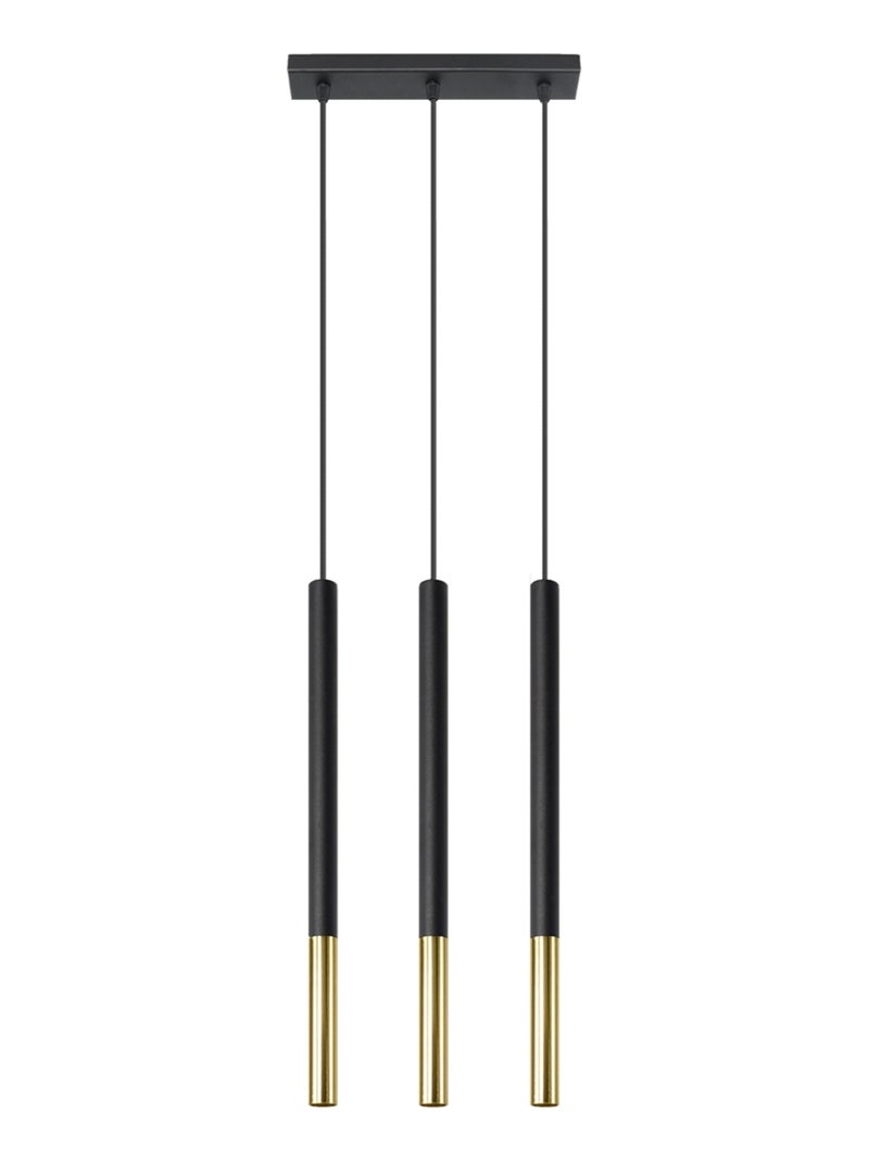 Suspension Acier Or/Noir G9 3 Mozaica Line Jaune - Kiabi