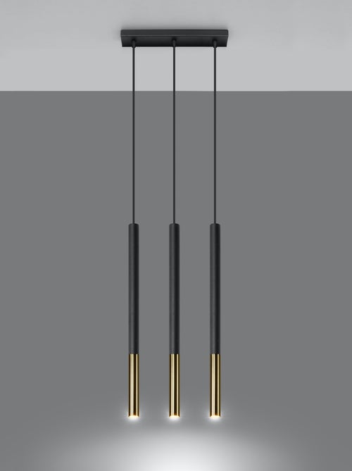 Suspension Acier Or/Noir G9 3 Mozaica Line - Kiabi