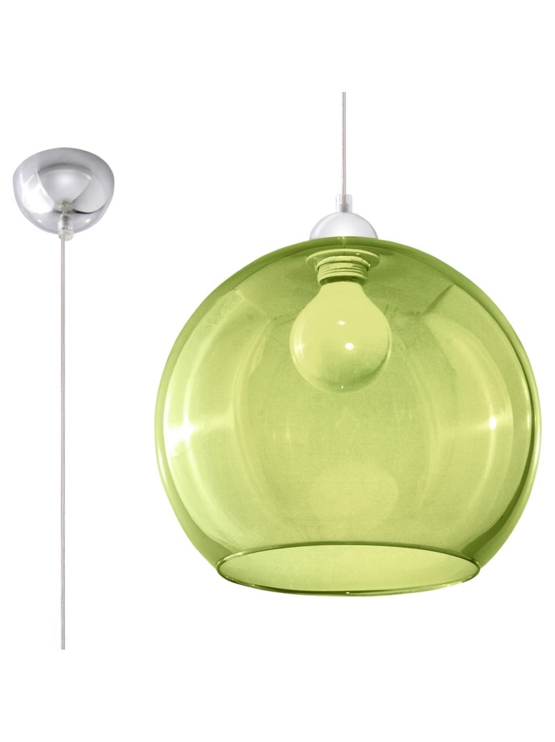 Suspension Acier Vert E27 1 Ball Vert - Kiabi