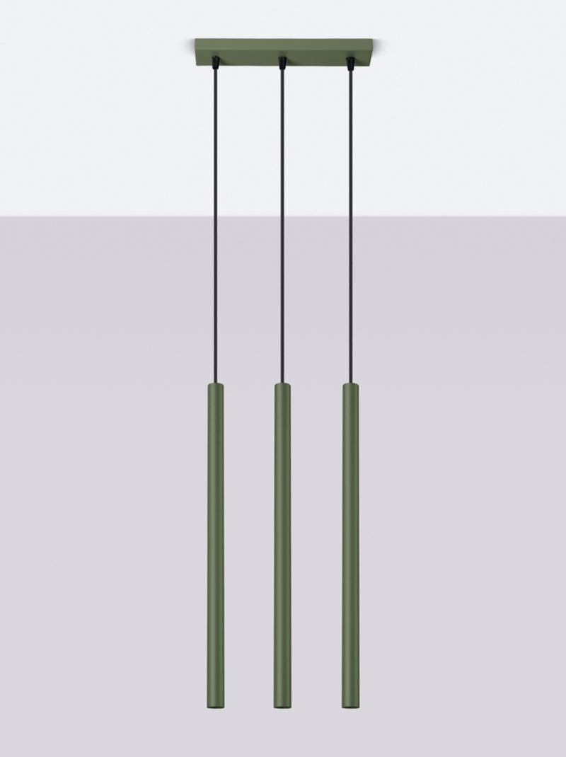 Suspension Acier Vert Olive G9 3 Pastelo Line Vert olive - Kiabi