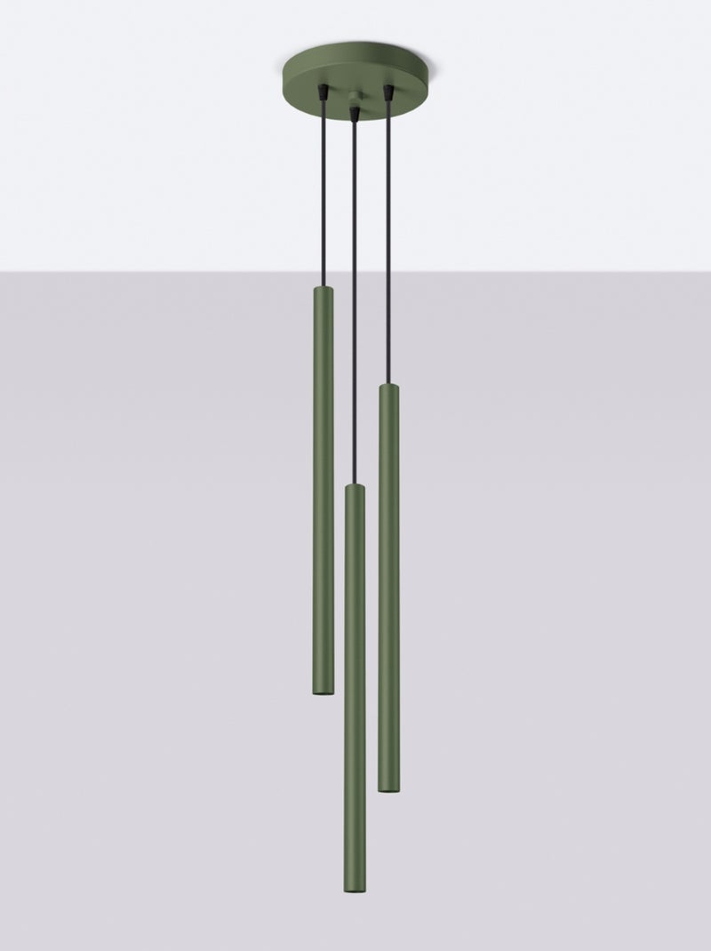 Suspension Acier Vert Olive G9 3 Pastelo Vert olive - Kiabi
