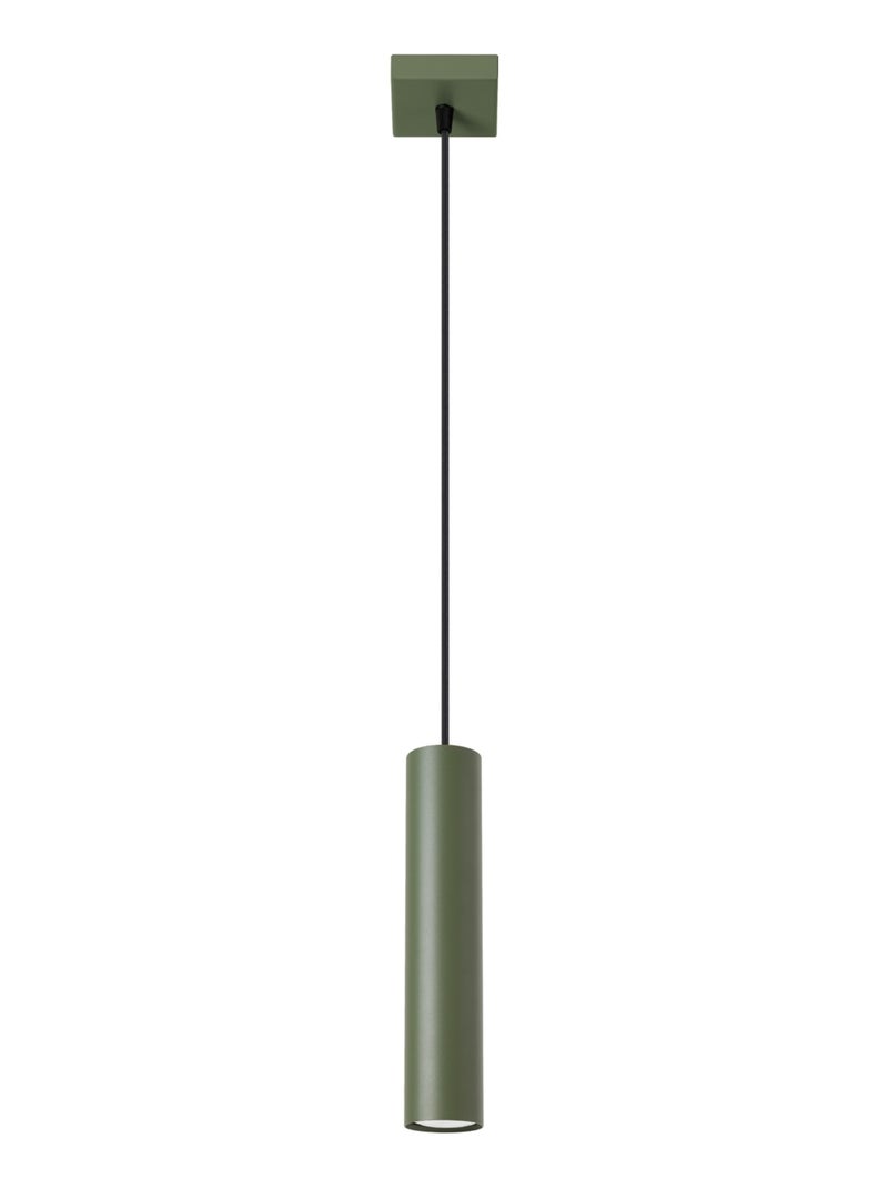 Suspension Acier Vert Olive GU10 1 Lagos Vert olive - Kiabi
