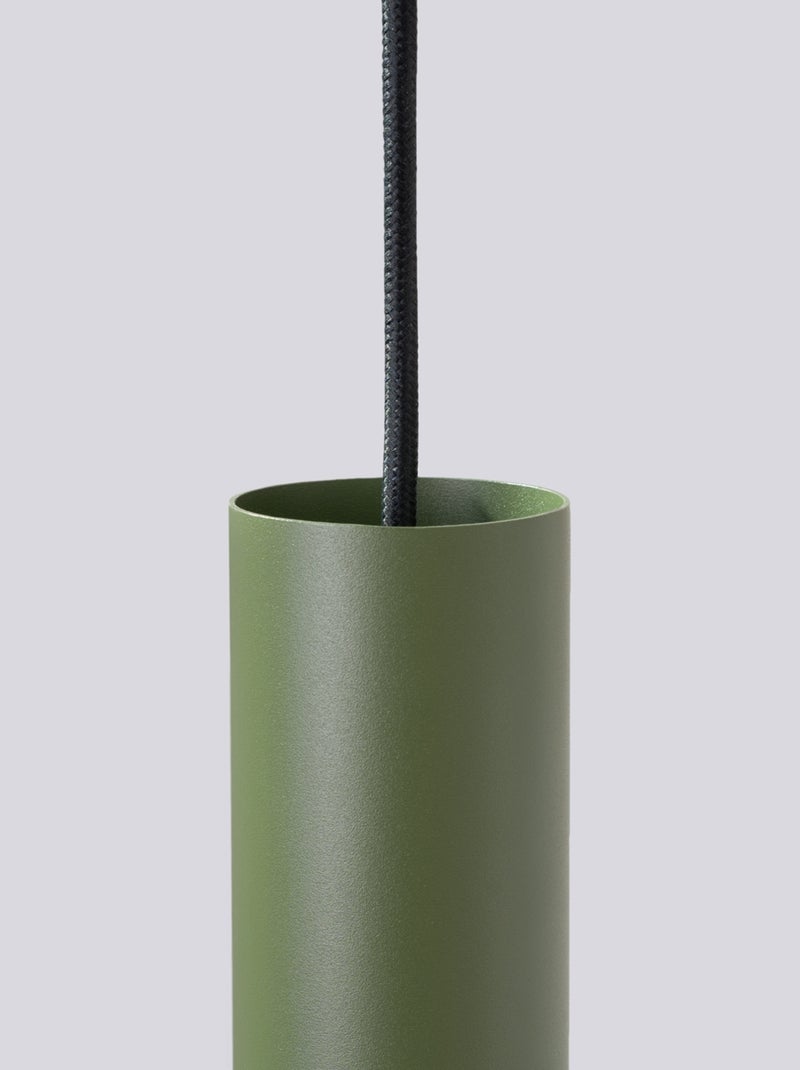 Suspension Acier Vert Olive GU10 3 Lagos Vert olive - Kiabi