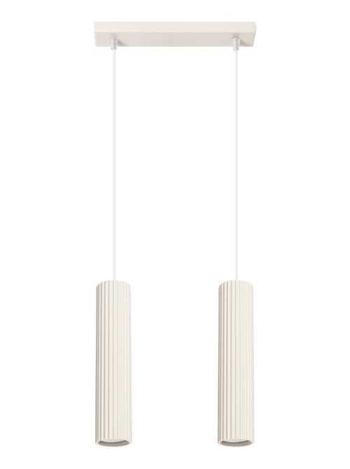 Suspension Aluminium Beige GU10 2 Karbon - Kiabi