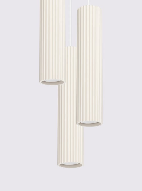 Suspension Aluminium Beige GU10 3 Karbon - Kiabi