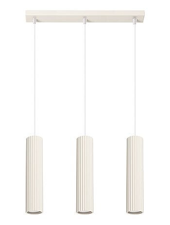 Suspension Aluminium Beige GU10 3 Karbon Line
