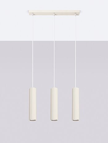 Suspension Aluminium Beige GU10 3 Karbon Line