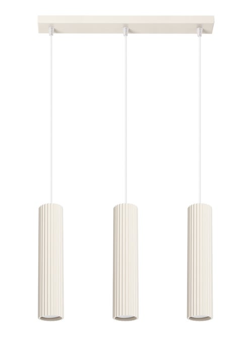 Suspension Aluminium Beige GU10 3 Karbon Line - Kiabi