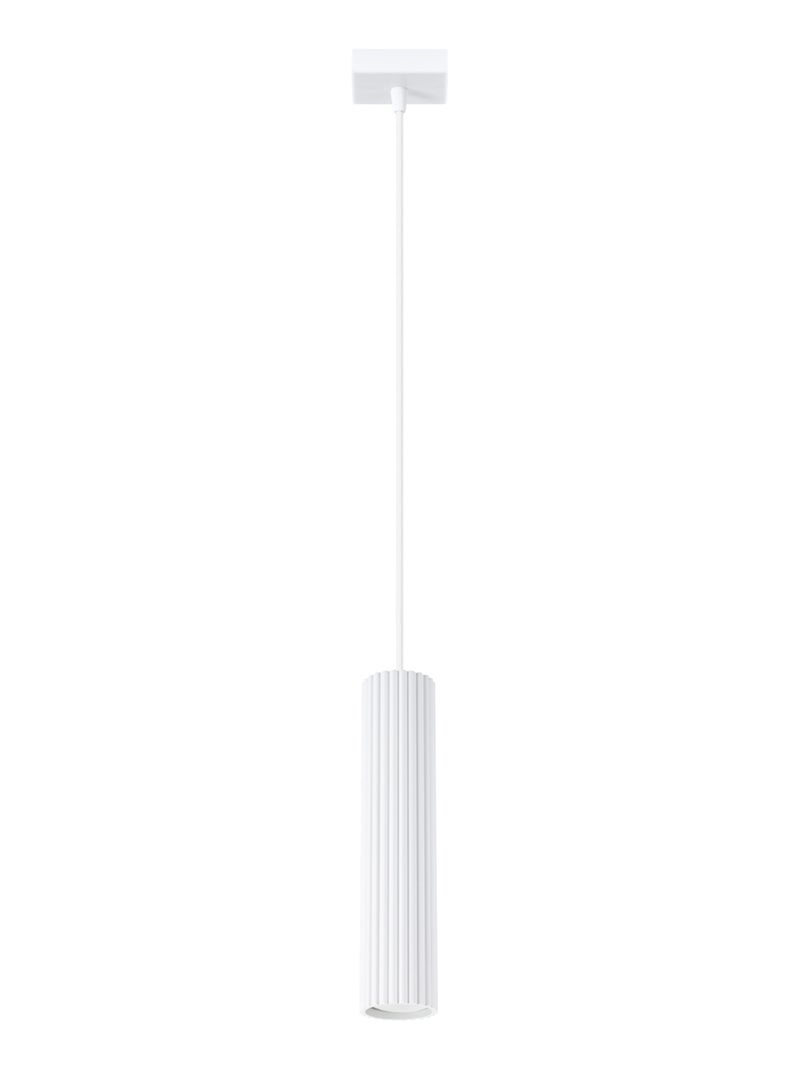 Suspension Aluminium Blanc GU10 1 Karbon Blanc - Kiabi