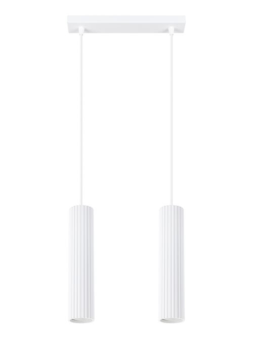 Suspension Aluminium Blanc GU10 2 Karbon - Kiabi