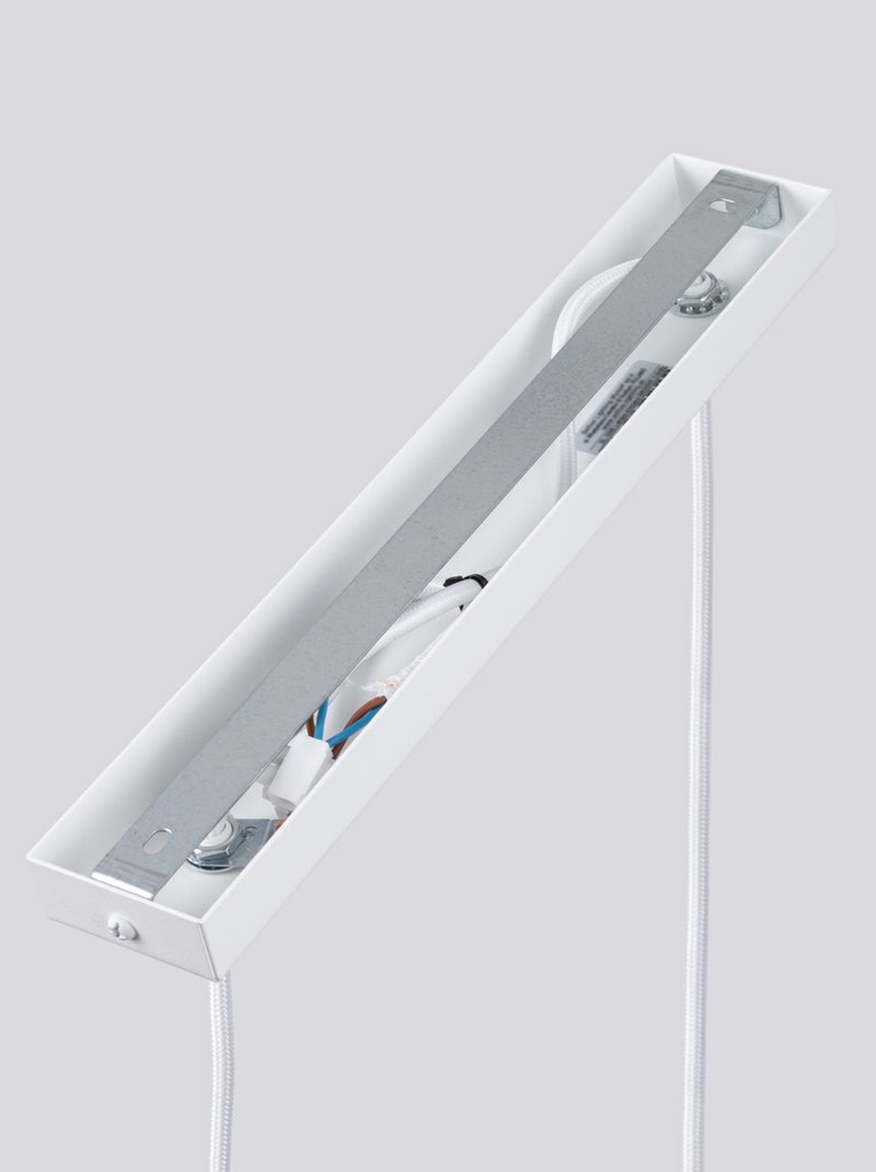 Suspension Aluminium Blanc GU10 2 Karbon Blanc - Kiabi